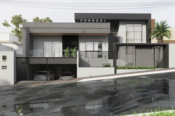 Casa Linear 03 Suítes – Valle Verde — fachada frontal